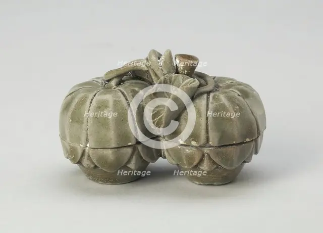 Double Melon-Shaped Box, Northern Song dynasty (960-1127). Creator: Unknown.