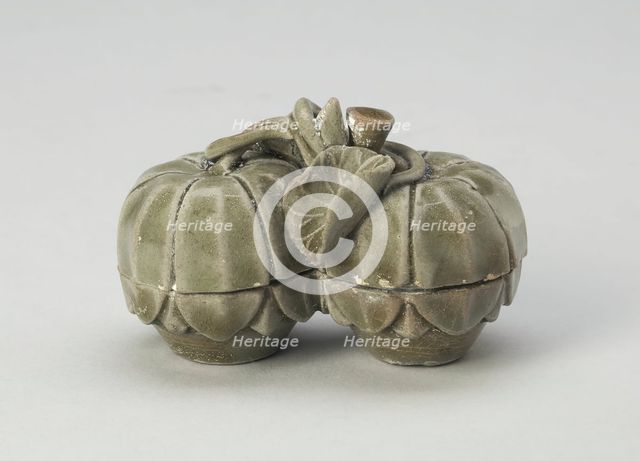 Double Melon-Shaped Box, Northern Song dynasty (960-1127). Creator: Unknown.