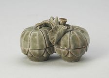 Double Melon-Shaped Box, Northern Song dynasty (960-1127). Creator: Unknown