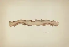 Double Ox Yoke, 1938. Creator: Ethel Dougan