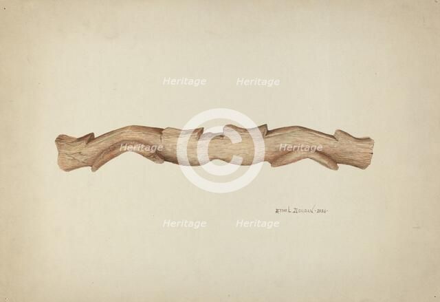 Double Ox Yoke, 1938. Creator: Ethel Dougan.