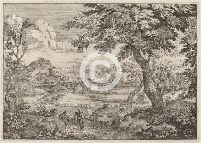 Double Arched Bridge, 1696. Creator: Crescenzio Onofri.