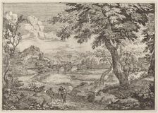 Double Arched Bridge, 1696. Creator: Crescenzio Onofri