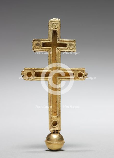Double-Arm Reliquary Cross, c. 1100-1200. Creator: Unknown.