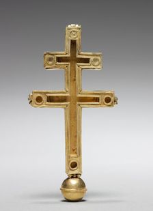 Double-Arm Reliquary Cross, c. 1100-1200. Creator: Unknown