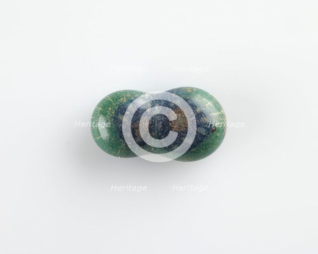 Double button bead, Ptolemaic Dynasty, 305-30 BCE. Creator: Unknown.