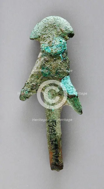 Double Barbed Model Arrow Tip, Ptolemaic Period-Roman Period (323 BCE -300 CE). Creator: Unknown.