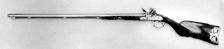 Double-Barreled Flintlock Shotgun, French, Paris, dated 1809. Creators: Francois Pirmet, Jean Le Clerc