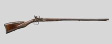 Double-Barreled Flintlock Shotgun, Paris, c. 1810. Creator: Jean Arlot