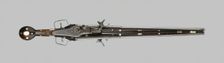 Double-Barreled Holster Pistol with Two Locks, Nuremberg, c. 1610/20. Creator: Unknown