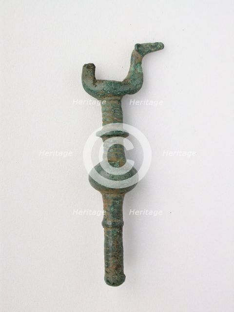 Double Birds on Knobbed Stand, Geometric Period (800-600 BCE). Creator: Unknown.