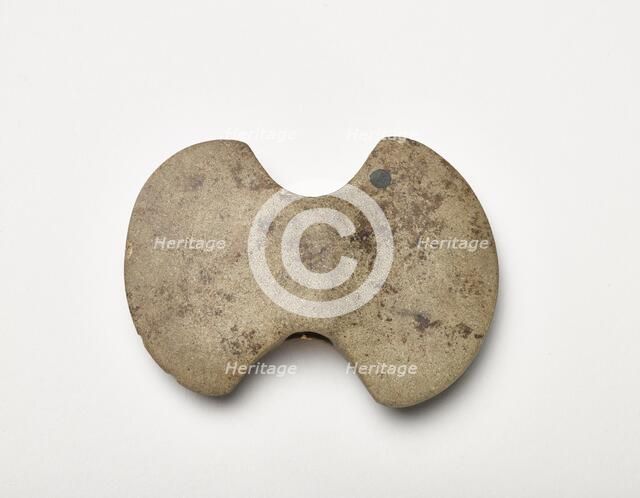 Double-bitten bannerstone, 3000-1000 BCE. Creator: Unknown.