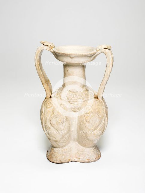 Double-Bodied Amphora Vase, Sui dynasty (581-618). Creator: Unknown.