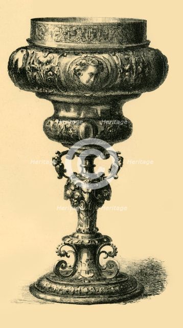 Double cup, c1590, (1881). Creator: John Watkins.