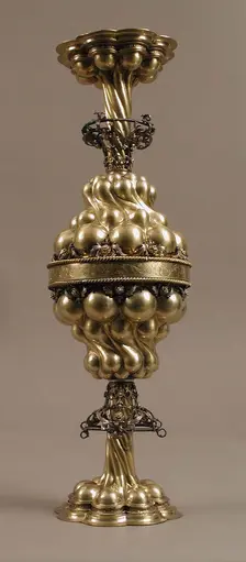 Double Cup, German, 1590-1600. Creator: Caspar Beutmuller