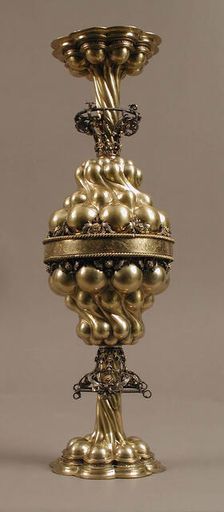 Double Cup, German, 1590-1600. Creator: Caspar Beutmuller