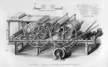 Double cylinder printing machine, 1866