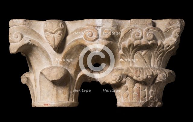 Double Capital, Italian or French, 11th-13th century. Creator: Unknown.