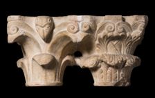 Double Capital, Italian or French, 11th-13th century. Creator: Unknown