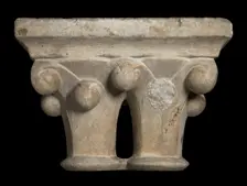 Double Column, French, 13th-14th century. Creator: Unknown