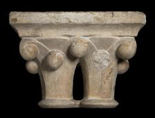 Double Column, French, 13th-14th century. Creator: Unknown