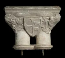 Double Column, French, 13th-14th century. Creator: Unknown