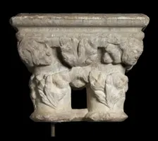 Double Column, French, 13th-14th century. Creator: Unknown
