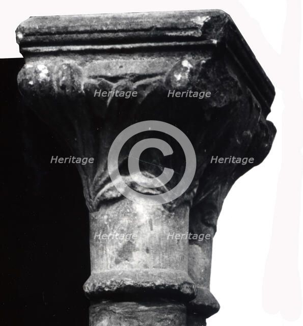 Double Column, French, 13th-14th century. Creator: Unknown.