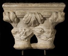 Double Column, French, 13th-14th century. Creator: Unknown