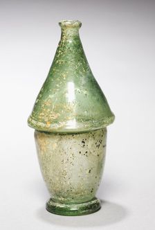 Double-Conical Bottle, c. 1500. Creator: Unknown