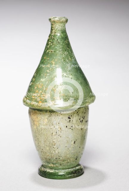 Double-Conical Bottle, c. 1500. Creator: Unknown.