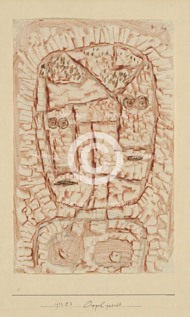 Double face, 1933. Creator: Klee, Paul (1879-1940).