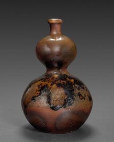 Double Gourd Jar with Wooden Stopple, 18th-19th century. Creator: Unknown