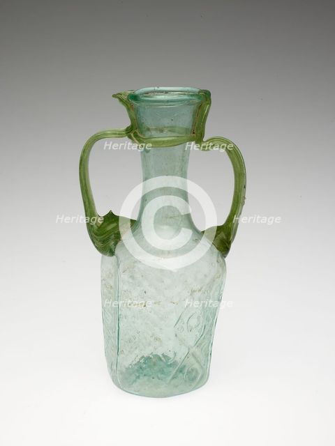 Double-Handled Bottle, 6th century. Creator: Unknown.
