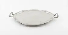 Double-handled Footed Tray, Germany, c. 1785. Creator: Johann Friedrich Seybold
