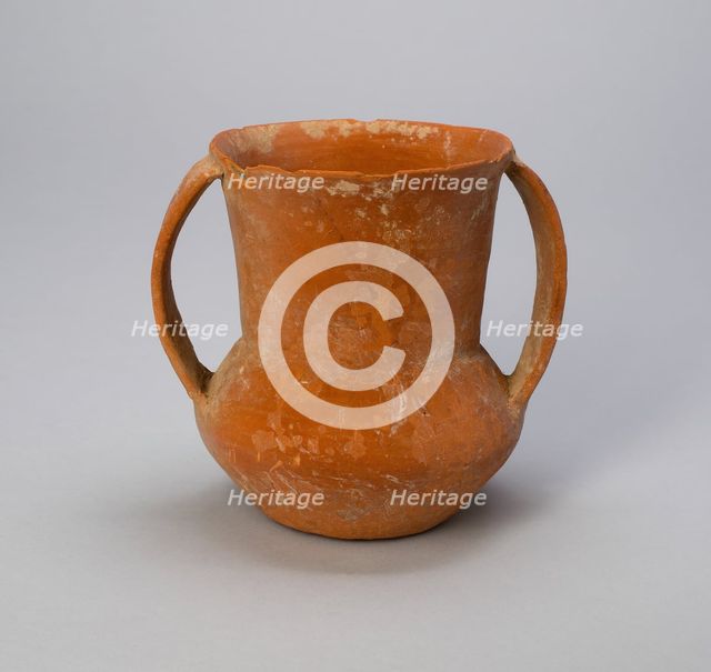 Double-Handled Jar, Neolithic period, Qijia culture, c. 2000 B.C. Creator: Unknown.