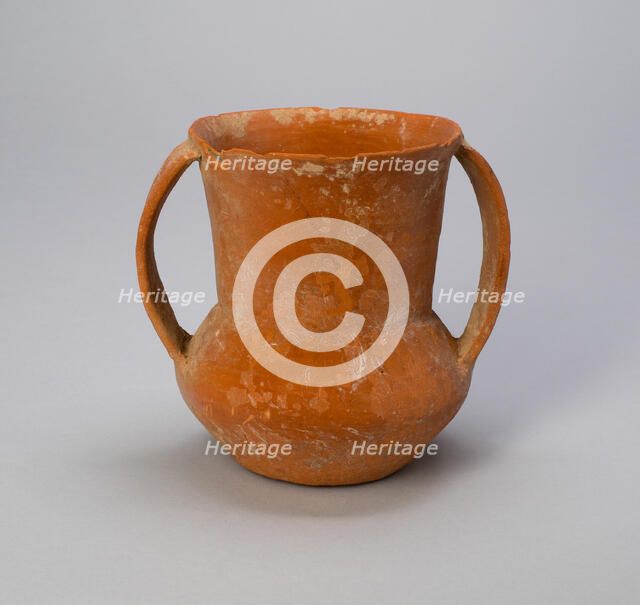 Double-Handled Jar, Neolithic period, Qijia culture, c. 2000 B.C. Creator: Unknown.
