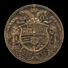 Double-headed Eagle, Charged with Shield [reverse], 1537. Creator: Reinhart, Hans