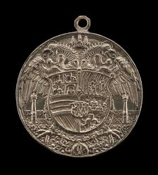 Double-headed Eagle, Charged with Shield [reverse], 1537. Creator: Reinhart, Hans