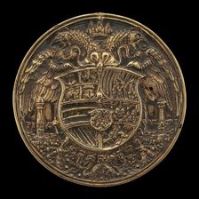 Double-headed Eagle, Charged with Shield [reverse], 1537. Creator: Reinhart, Hans