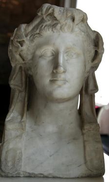 Double herm of Dionysus and Heracles