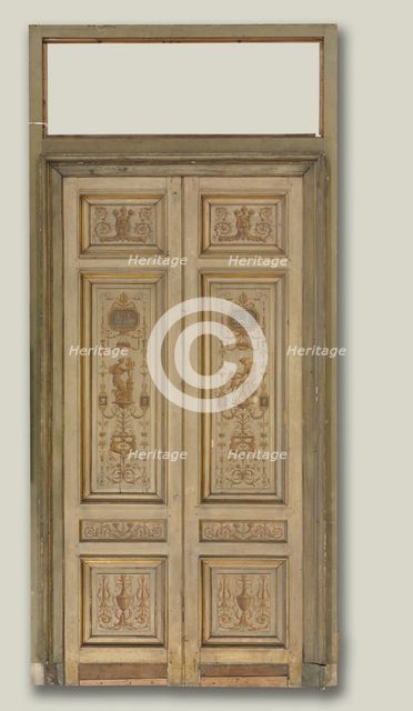 Double-Leaf Doors, 1790s. Creator: Pierre Rousseau (French, 1751-1829).