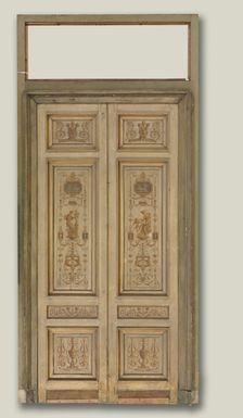 Double-Leaf Doors, 1790s. Creator: Pierre Rousseau (French, 1751-1829)