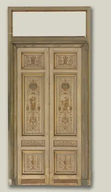 Double-Leaf Doors, 1790s. Creator: Pierre Rousseau (French, 1751-1829)