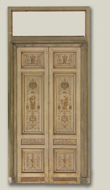 Double-Leaf Doors, 1790s. Creator: Pierre Rousseau (French, 1751-1829)