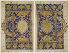 Double Page from the Qur'an, Safavid dynasty (1501-1722), 16th century. Creator: Unknown