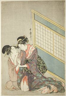 Double Pillow, Japan, c. 1794/95. Creator: Kitagawa Utamaro