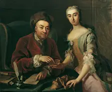 Double portrait, 1740. Creator: Martin van Meytens