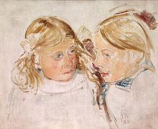 Double Portrait, 1901. Creator: Stanislaw Wyspianski