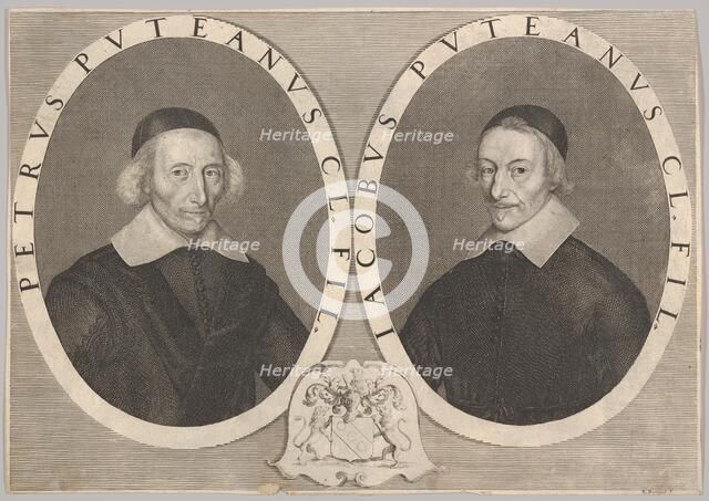 Double Portrait of Pierre and Jacques Dupuy, ca. 1648-49. Creator: Robert Nanteuil.